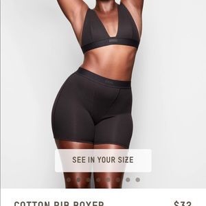 SKIMS Cotton Rib Boxer